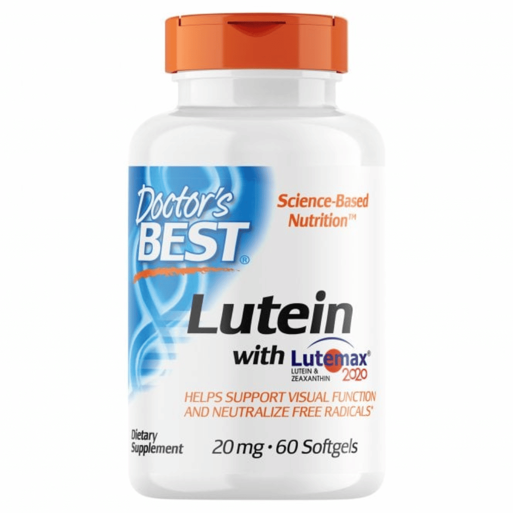 Doctor's Best Lutein with Lutemax, 20mg - 60 softgels- Lillys Pharmacy and Health Store