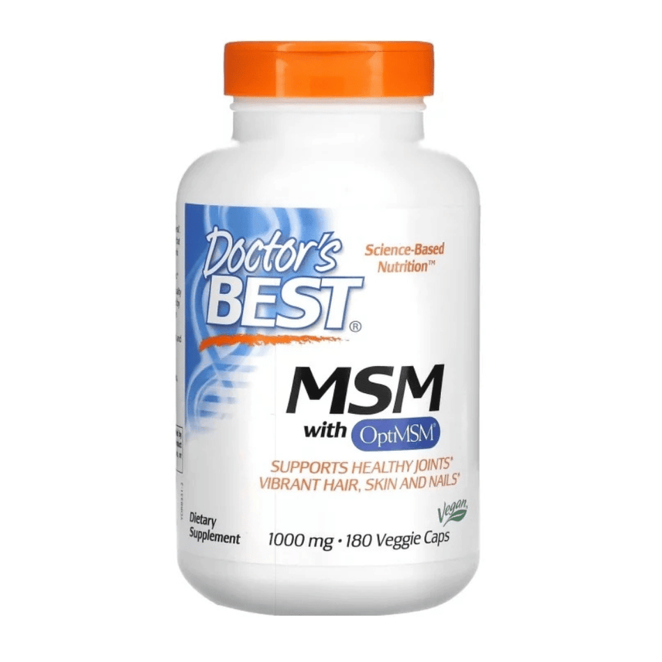 Doctor's Best MSM with OptiMSM, 1000mg - 180 caps- Lillys Pharmacy and Health Store