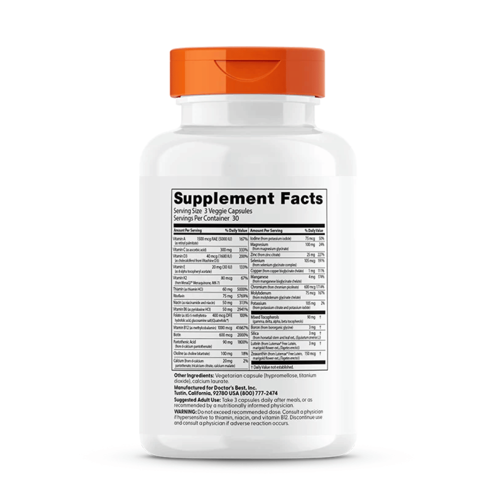 Doctor's Best Multi-Vitamin - 90 vcaps- Lillys Pharmacy and Health Store