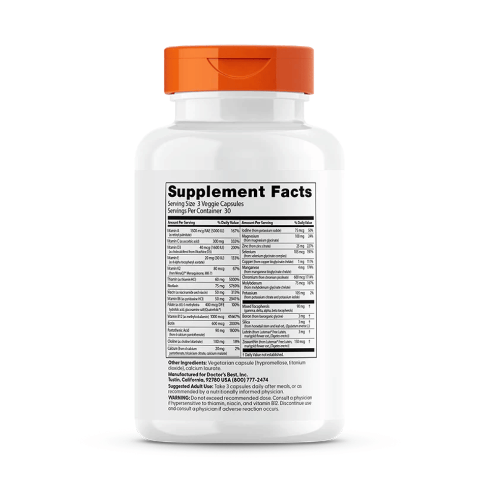 Doctor's Best Multi-Vitamin - 90 vcaps- Lillys Pharmacy and Health Store