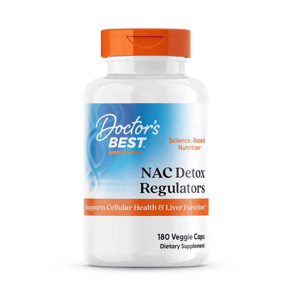 Doctor's Best NAC Detox Regulators - 180 vcaps- Lillys Pharmacy and Health Store