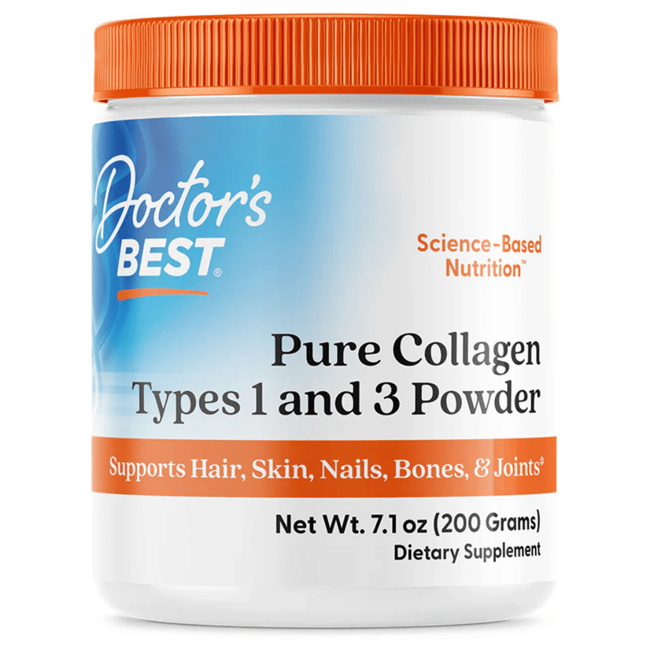 Doctor's Best Pure Collagen Types 1 and 3, Powder - 200g- Lillys Pharmacy and Health Store