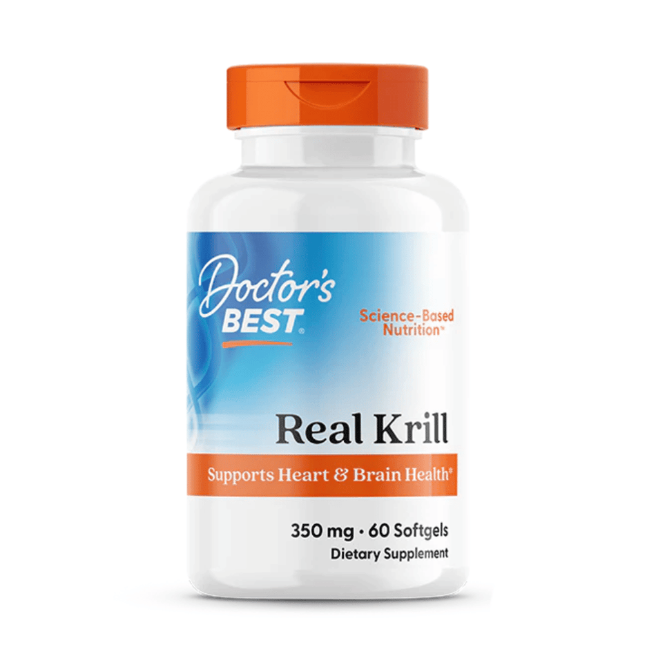 Doctor's Best Real Krill, 350mg - 60 softgels- Lillys Pharmacy and Health Store