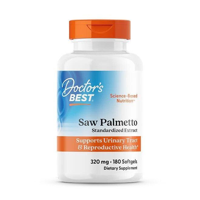Doctor's Best Saw Palmetto Standardized Extract, 320mg - 180 softgels