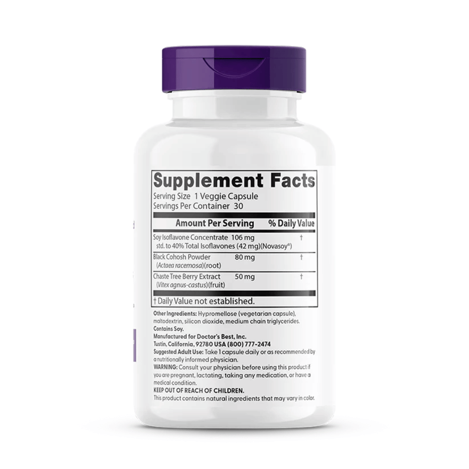 Doctor's Best Women's Menopause Support - 30 vcaps- Lillys Pharmacy and Health Store