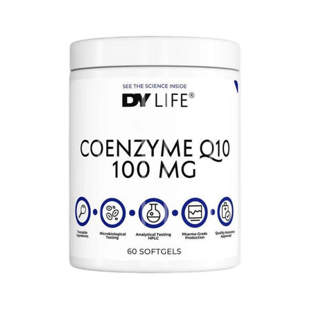 Dorian Yates DY LIFE Coenzyme Q10, 100mg - 60 softgels