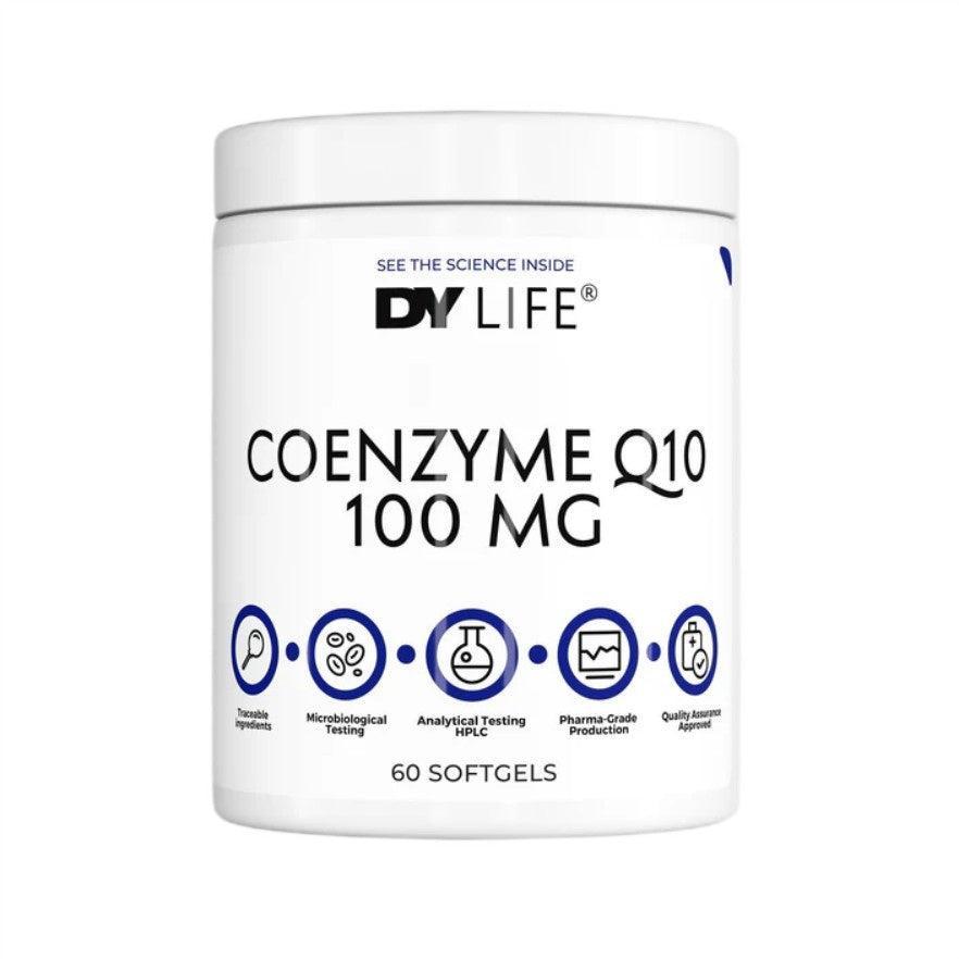Dorian Yates DY LIFE Coenzyme Q10, 100mg - 60 softgels