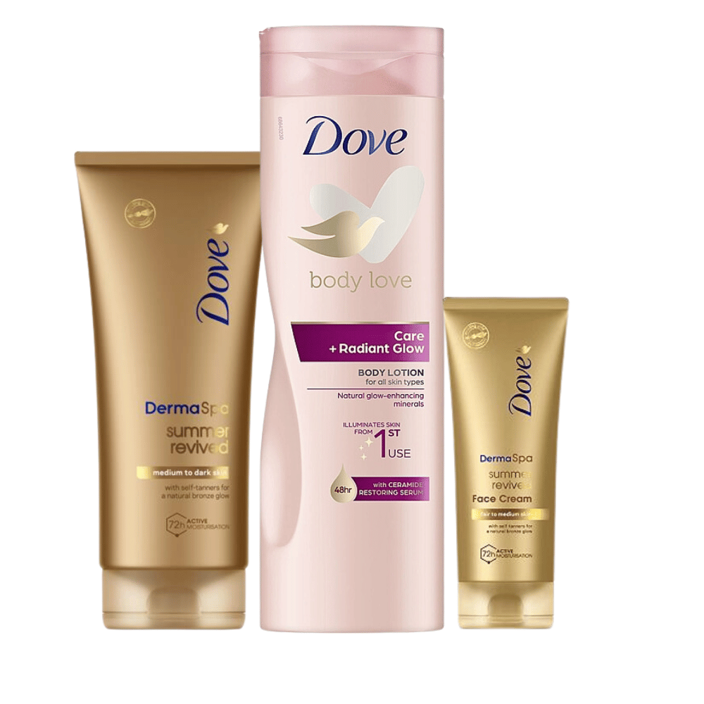 Dove Glow Bathrobe Set- Lillys Pharmacy and Health Store
