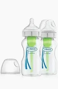 Dr Brown's Options+ Anti Colic 2pk Bottle Wide Neck 270ml