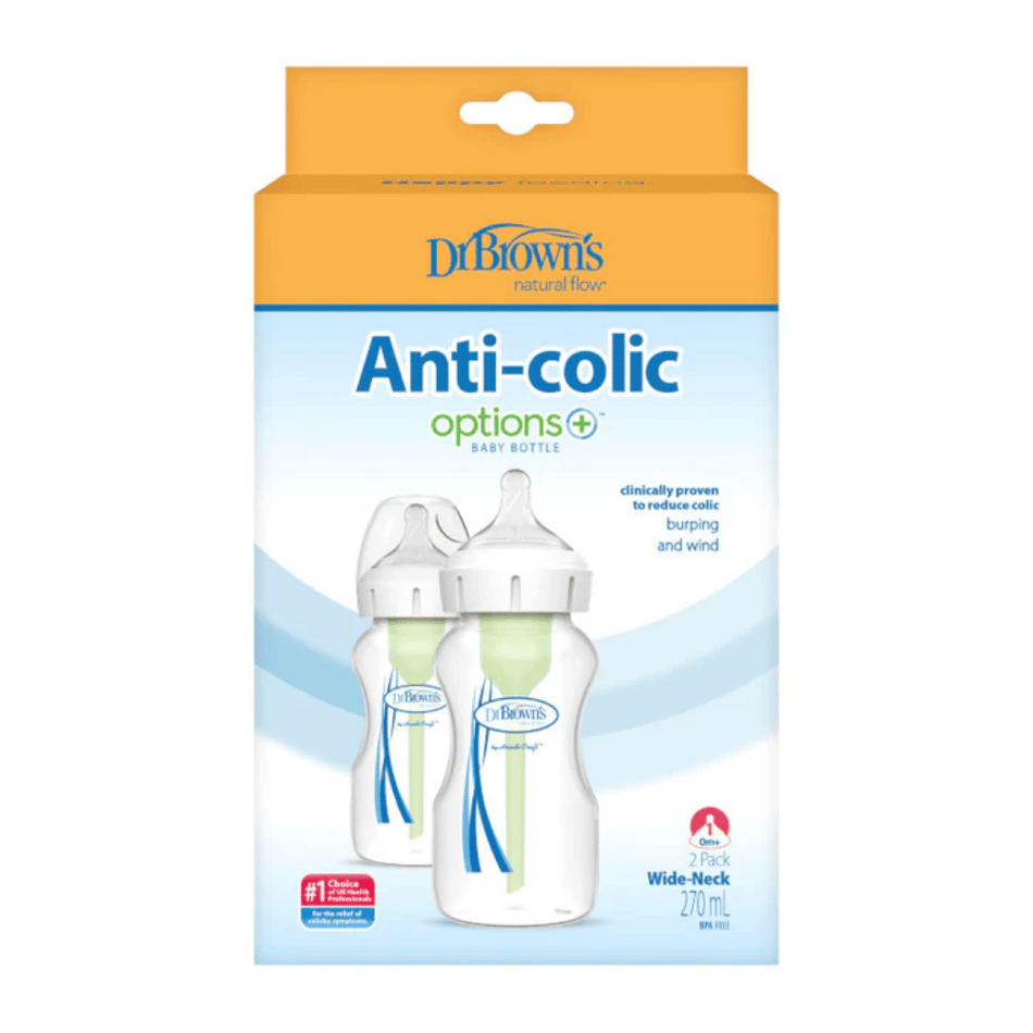 Dr Brown's Options+ Anti Colic Single Bottle Wide Neck 270ml