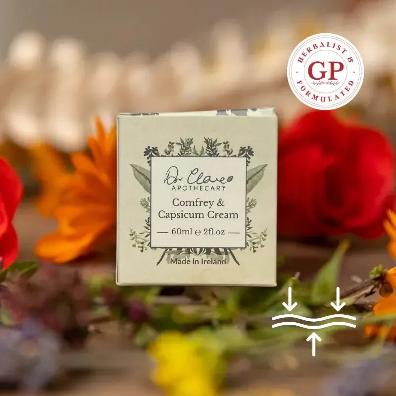 DR. CLARE COMFREY & CAPSICUM CREAM 60ML- Lillys Pharmacy and Health Store