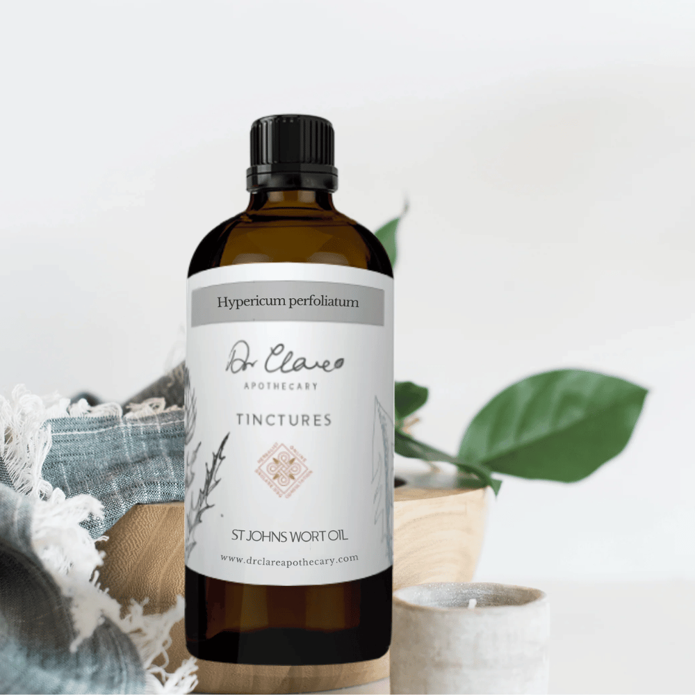 Dr Clare St John's Wort Fixed Oil 100ml- Lillys Pharmacy and Health Store