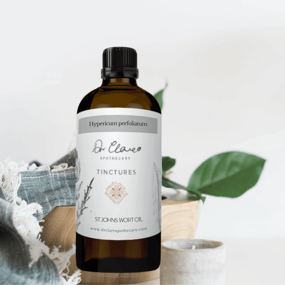 Dr Clare St John's Wort Fixed Oil 100ml- Lillys Pharmacy and Health Store