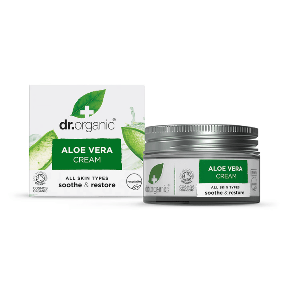 Dr Organic Aloe Vera Cream 50ml- Lillys Pharmacy and Health Store