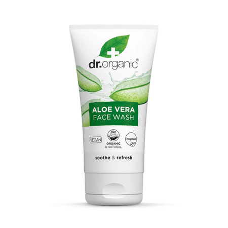 Dr Organic Aloe Vera Cream Face Wash 150ml- Lillys Pharmacy and Health Store