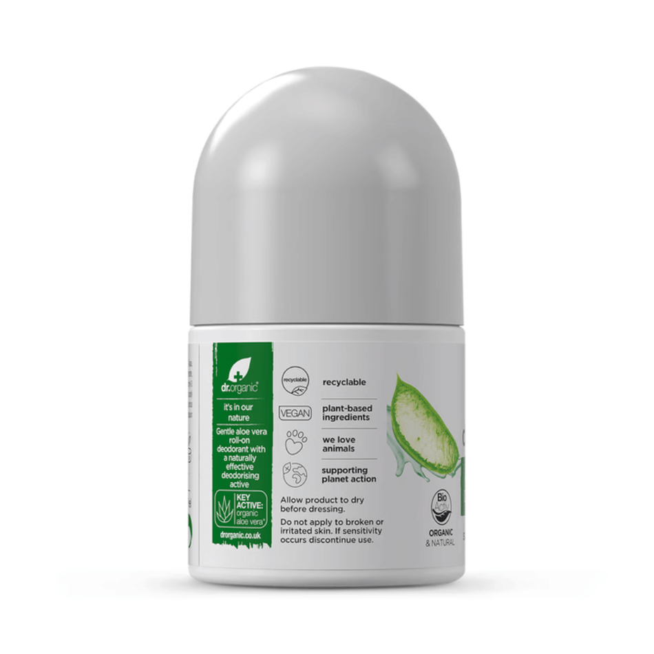 Dr Organic Aloe Vera Deodorant 50ml- Lillys Pharmacy and Health Store