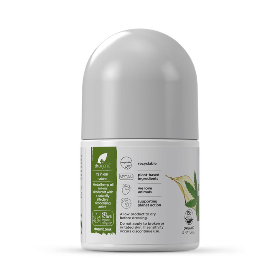Dr Organic Hemp Oil Deodorant 50ml- Lillys Pharmacy and Health Store