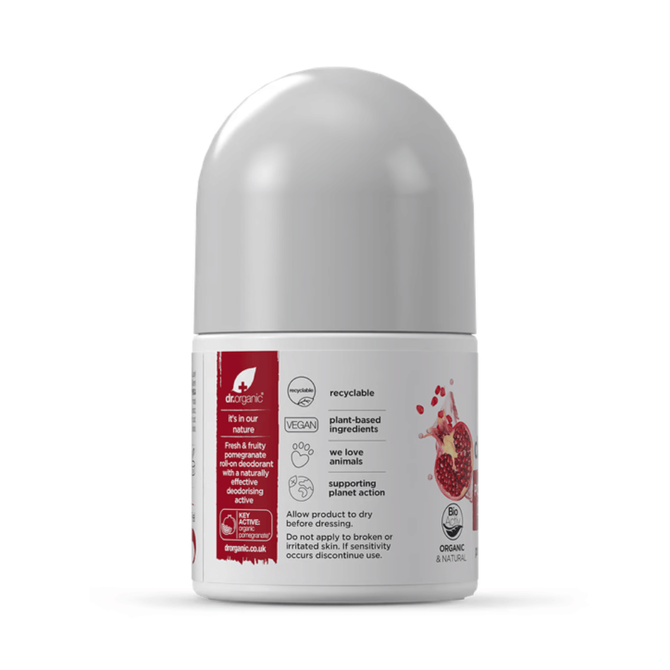 Dr Organic Pomegranate Deodorant 50ml- Lillys Pharmacy and Health Store