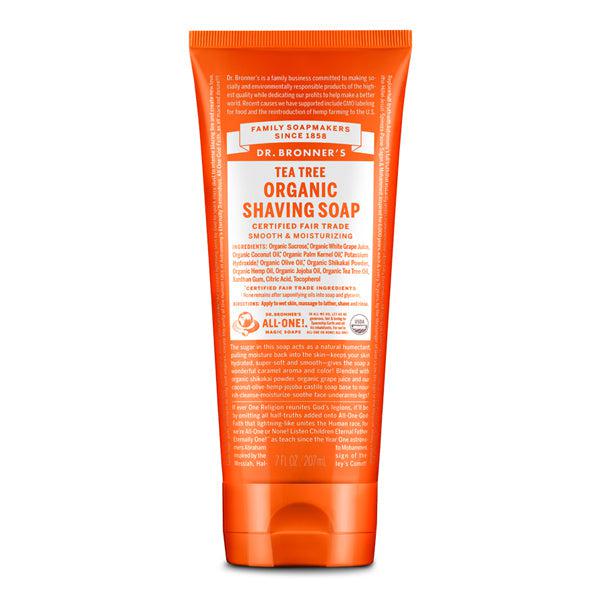 Dr. Bronner's Organic Shaving Soap - Tea Tree - 7oz