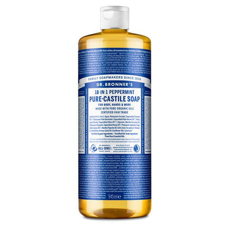 Dr. Bronner's Pure-Castile Liquid Soap - Peppermint
