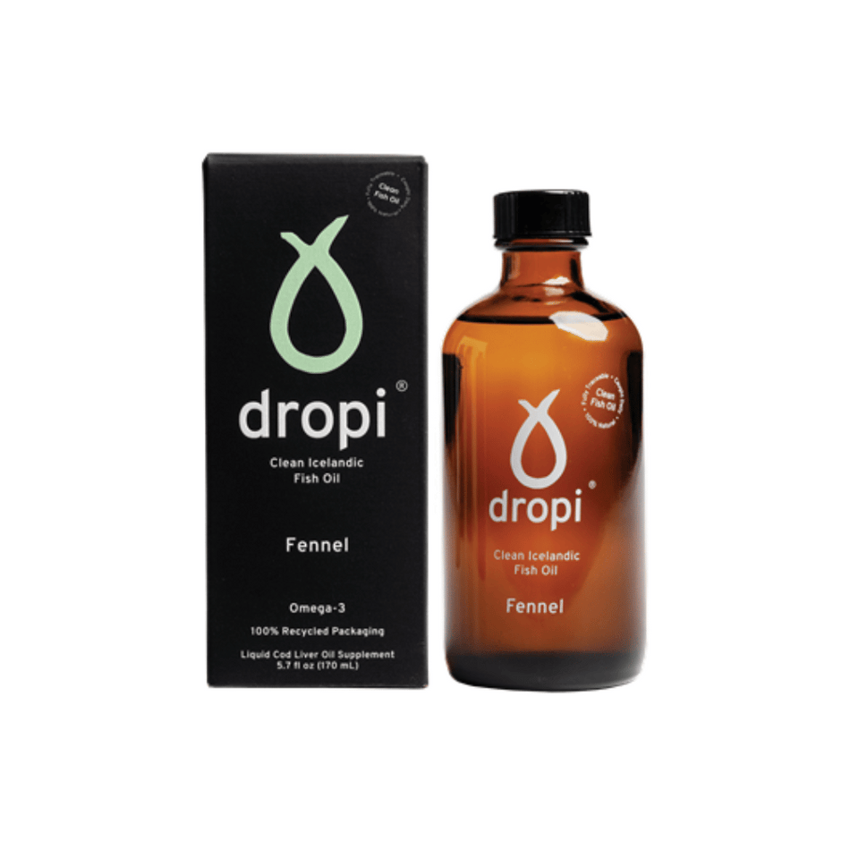 Dropi Icelandic Fish Oil - Fennel 170ml- Lillys Pharmacy and Health Store