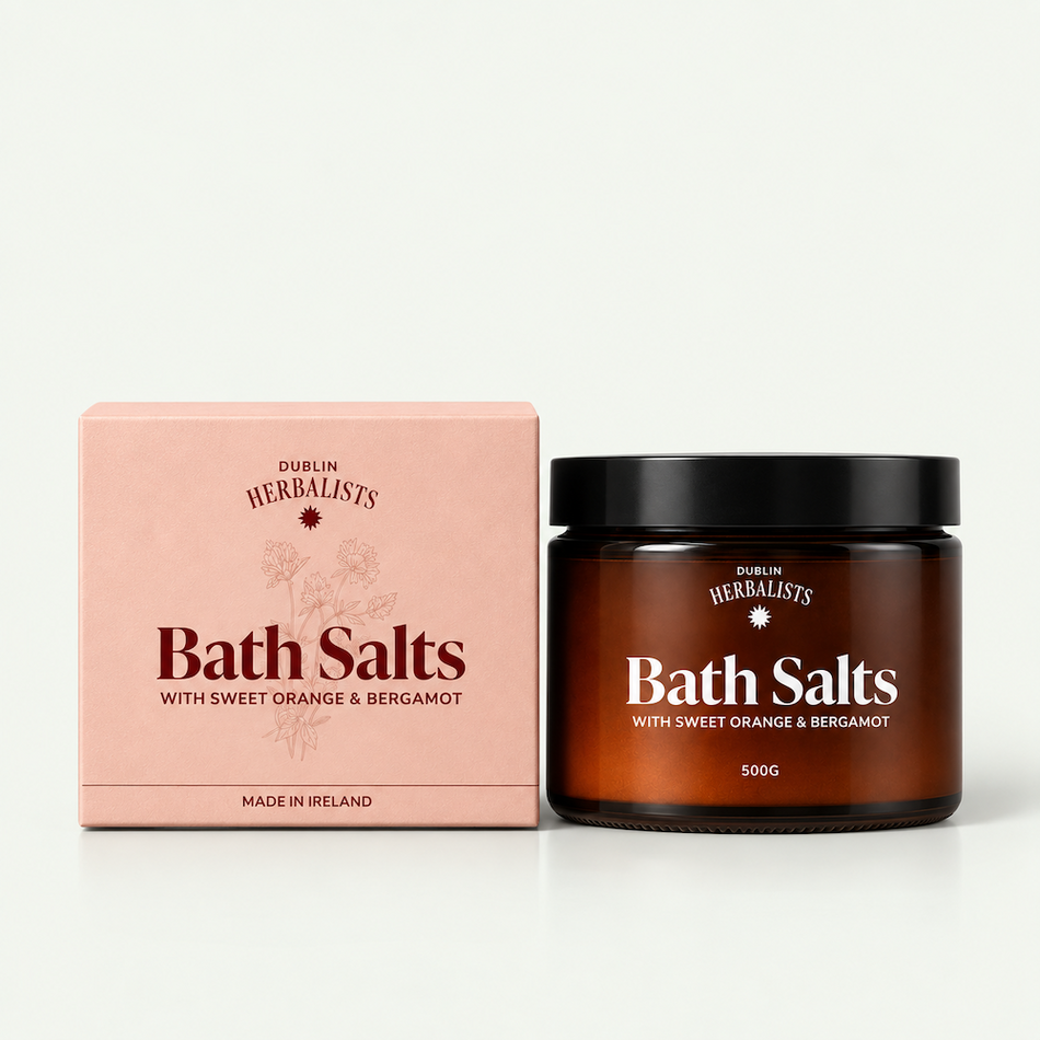Dublin Herbalists Bath Salts Sweet Orange & Bergamot- Lillys Pharmacy and Health Store