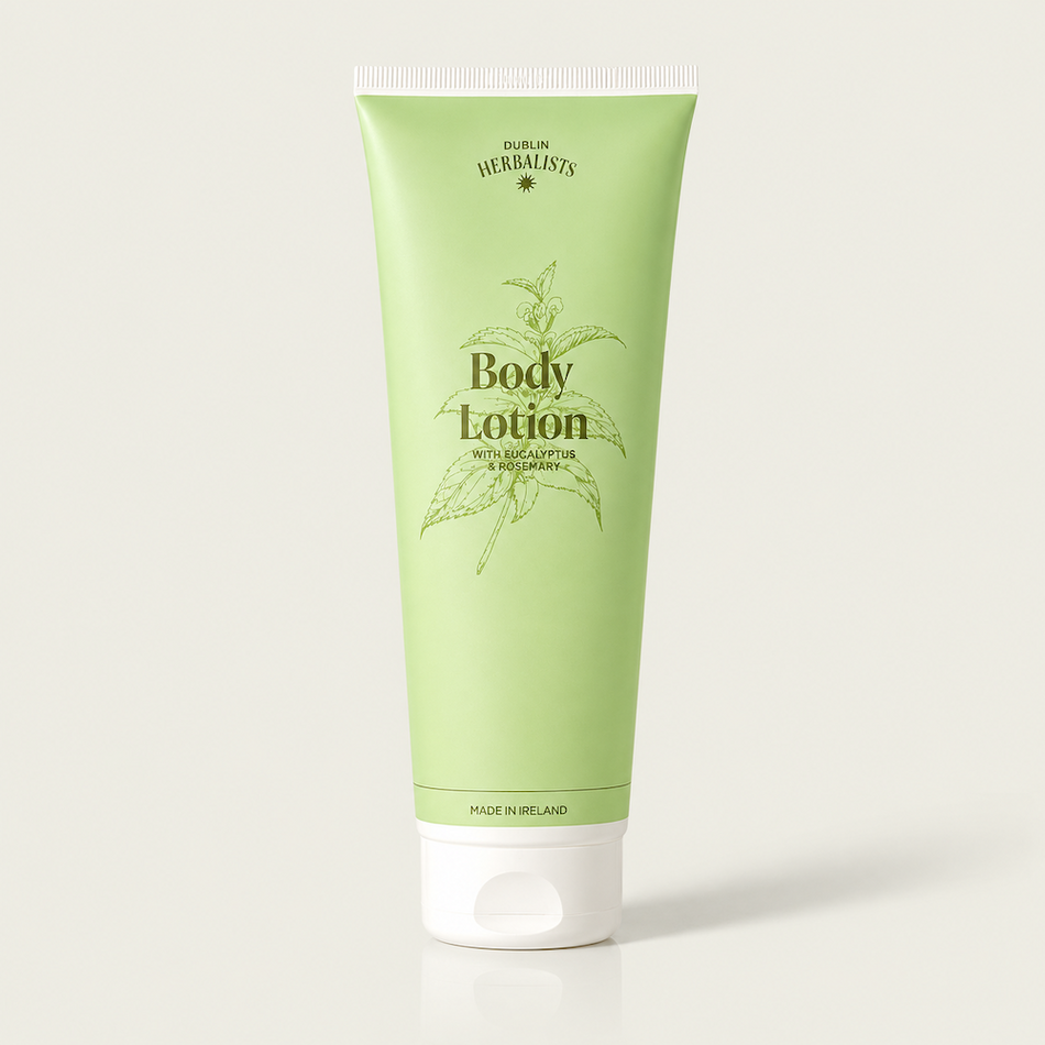 Dublin Herbalists Body Lotion Eucalyptus and Rosemary 300ml- Lillys Pharmacy and Health Store