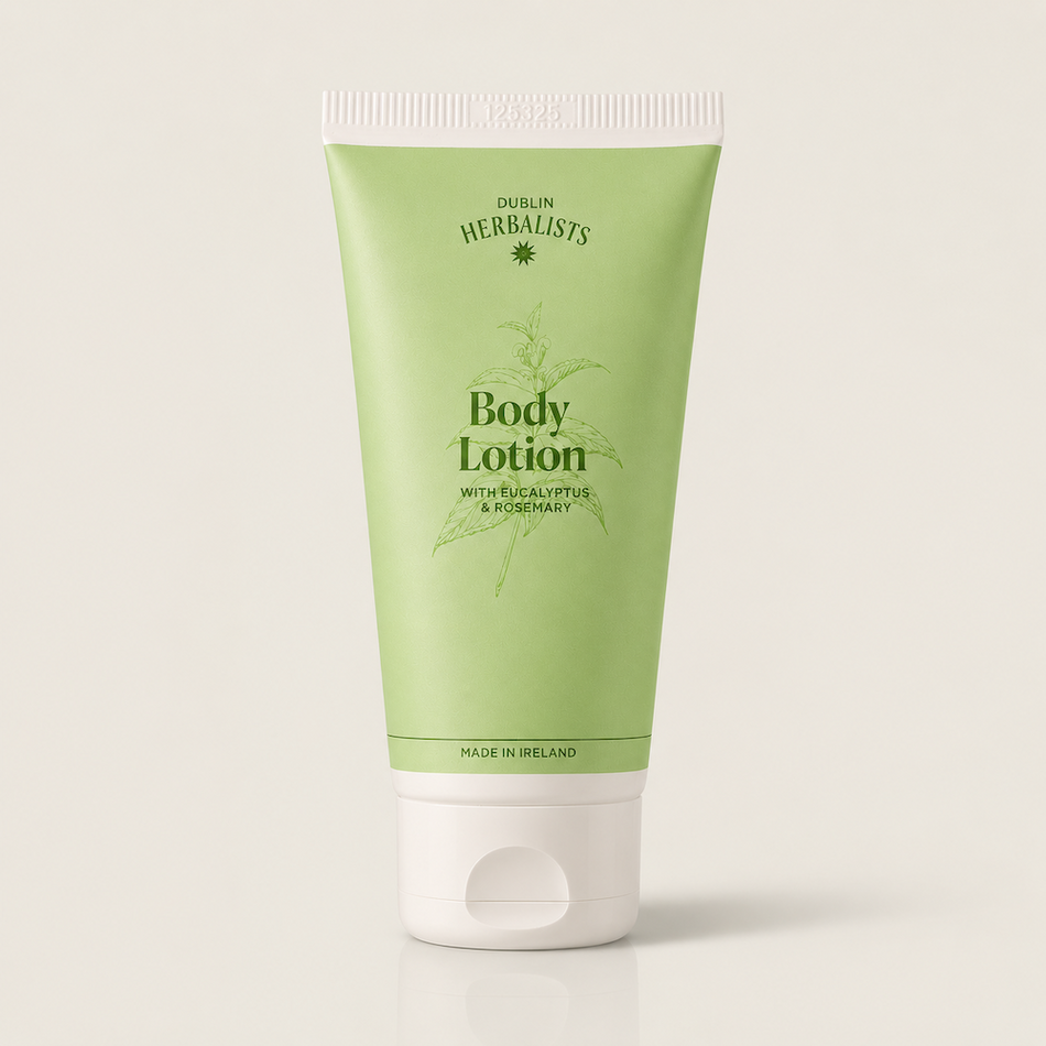 Dublin Herbalists Body Lotion Eucalyptus and Rosemary 50ml- Lillys Pharmacy and Health Store