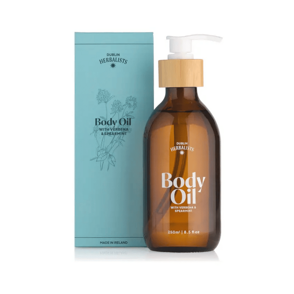 Dublin Herbalists Body Oil with Verbena and Spearmint 250ml- Lillys Pharmacy and Health Store