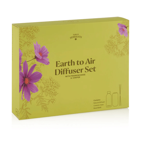 Dublin Herbalists Frankincense and Juniper Natural Reed Diffuser Gift Set- Lillys Pharmacy and Health Store