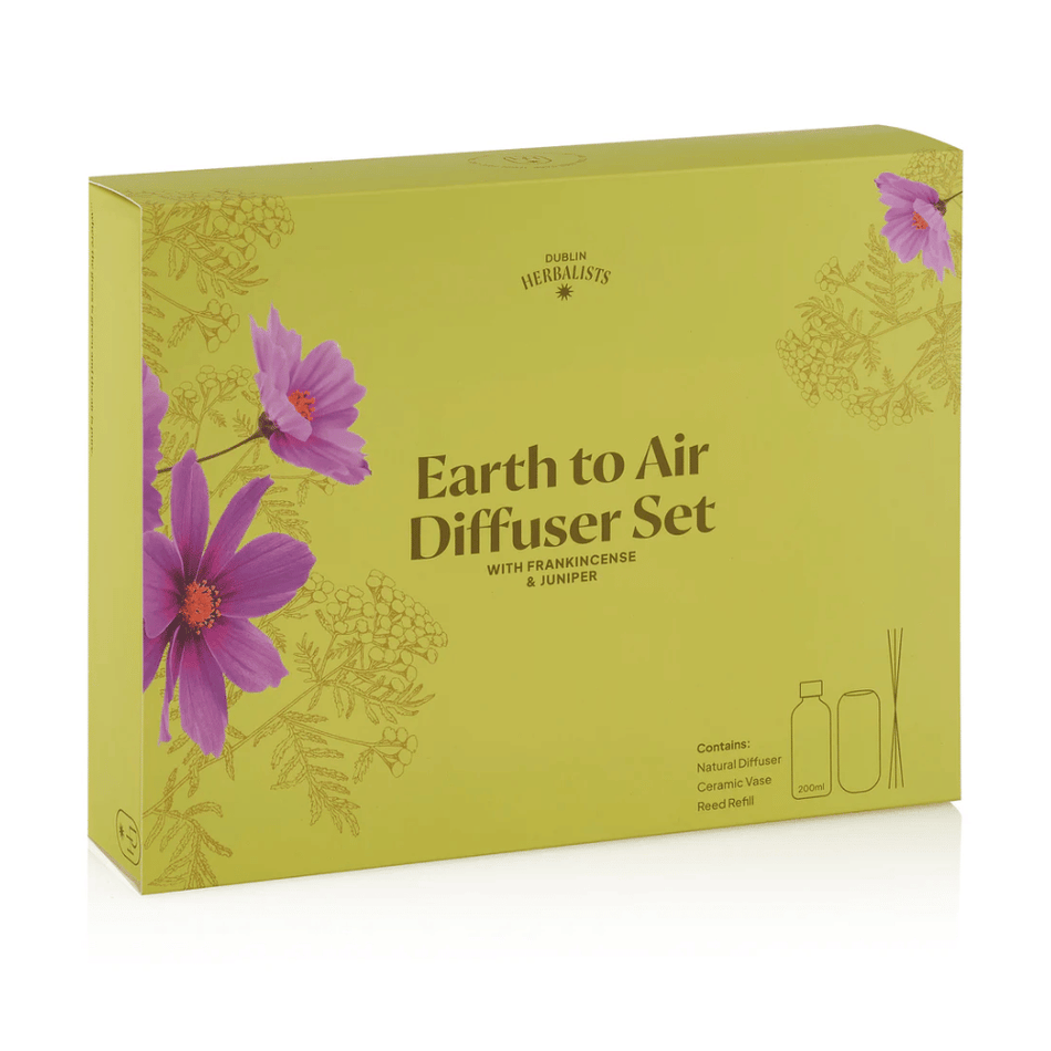 Dublin Herbalists Frankincense and Juniper Natural Reed Diffuser Gift Set- Lillys Pharmacy and Health Store