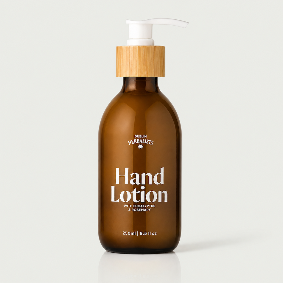 Dublin Herbalists Hand Lotion with Eucalyptus and Rosemary 250ml- Lillys Pharmacy and Health Store