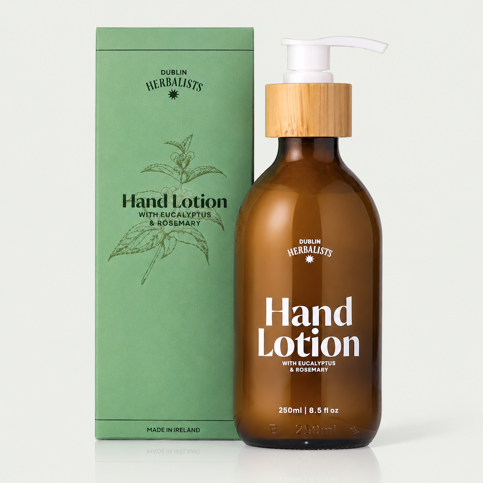 Dublin Herbalists Hand Lotion with Eucalyptus and Rosemary 250ml- Lillys Pharmacy and Health Store