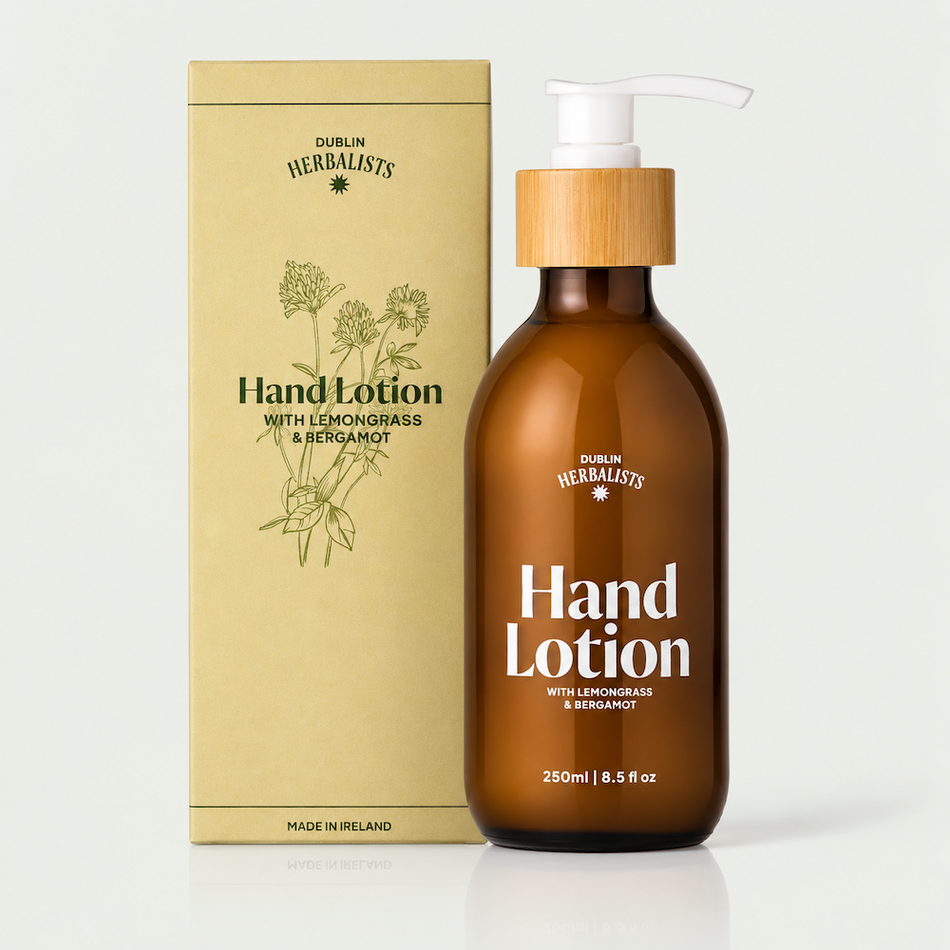 Dublin Herbalists Hand Lotion with Lemongrass & Bergamot 250ml- Lillys Pharmacy and Health Store