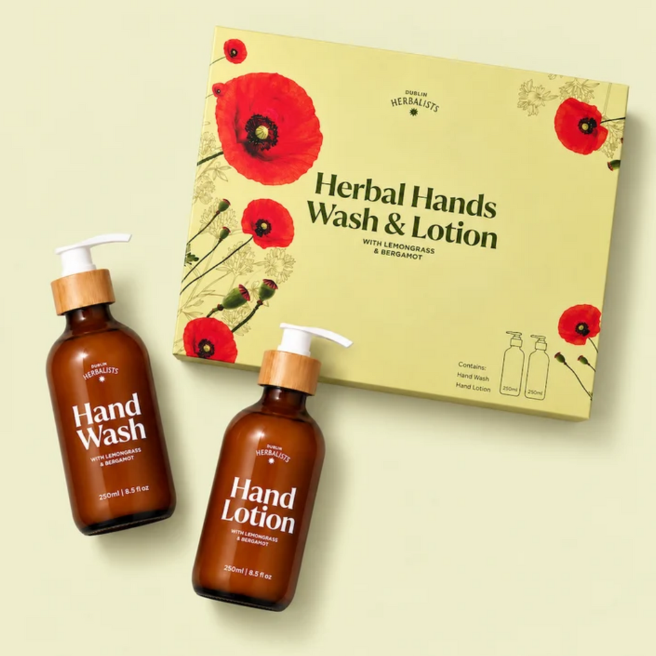 Dublin Herbalists Lemongrass & Bergamot Hand Wash & Lotion Gift Set- Lillys Pharmacy and Health Store