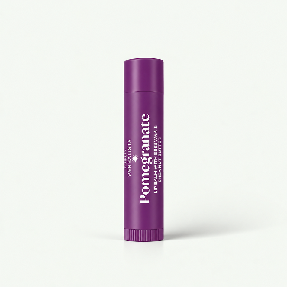 Dublin Herbalists Pomegranate Lip Balm- Lillys Pharmacy and Health Store