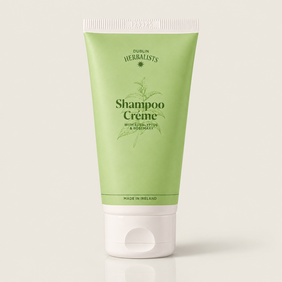 Dublin Herbalists Shampoo Cremé Eucalyptus and Rosemary 50ml- Lillys Pharmacy and Health Store