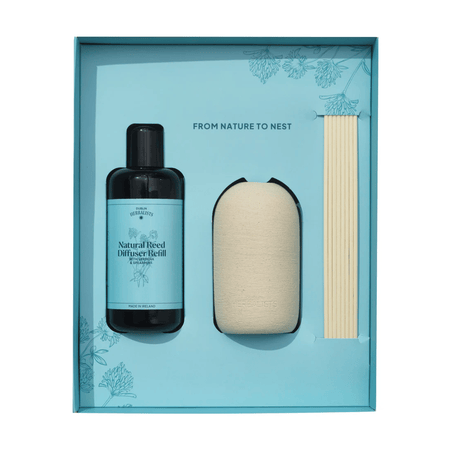 Dublin Herbalists Verbena and Spearmint Natural Reed Diffuser Gift Set- Lillys Pharmacy and Health Store
