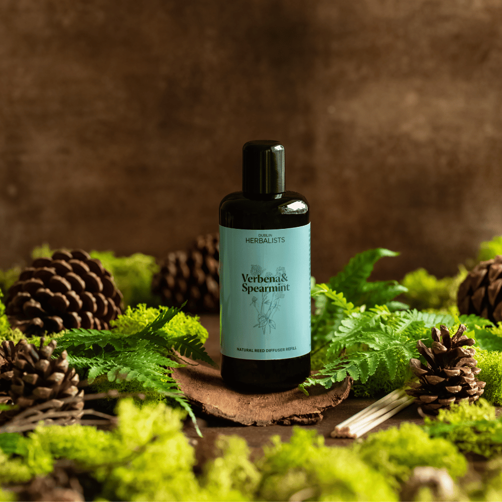 Dublin Herbalists Verbena and Spearmint Natural Reed Diffuser Gift Set- Lillys Pharmacy and Health Store