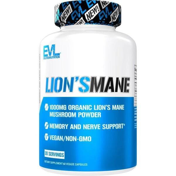 EVLution NutritionLion's Mane, Capsules 60 vcaps- Lillys Pharmacy and Health Store