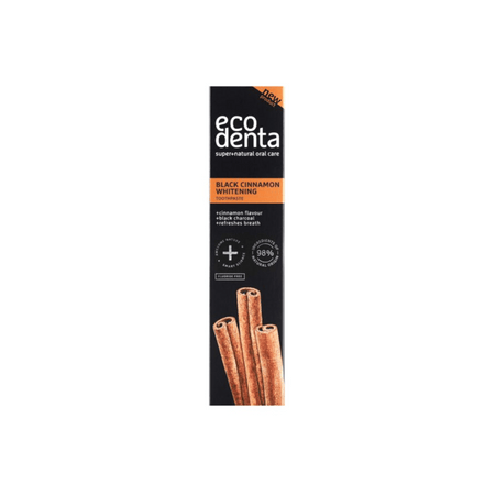 Ecodenta Blackline Black Cinnamon Toothpaste 100ml- Lillys Pharmacy and Health Store