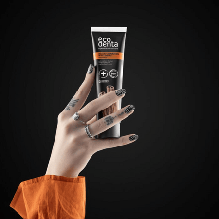 Ecodenta Blackline Black Cinnamon Toothpaste 100ml- Lillys Pharmacy and Health Store