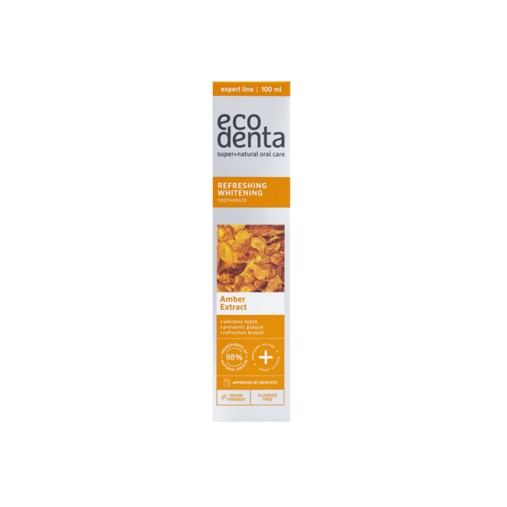 Ecodenta Expertline Whitening Toothpaste With Amber Extract 100ml- Lillys Pharmacy and Health Store