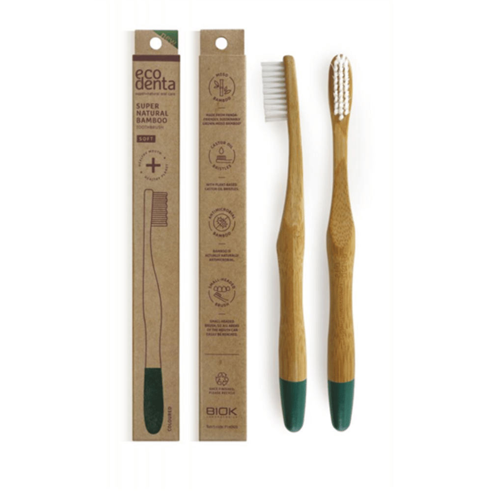 Ecodenta Super Natural Bamboo Toothbrush Soft- Lillys Pharmacy and Health Store