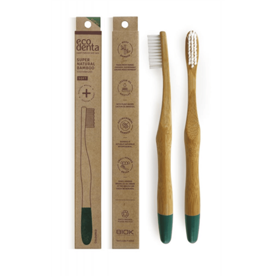 Ecodenta Super Natural Bamboo Toothbrush Soft- Lillys Pharmacy and Health Store