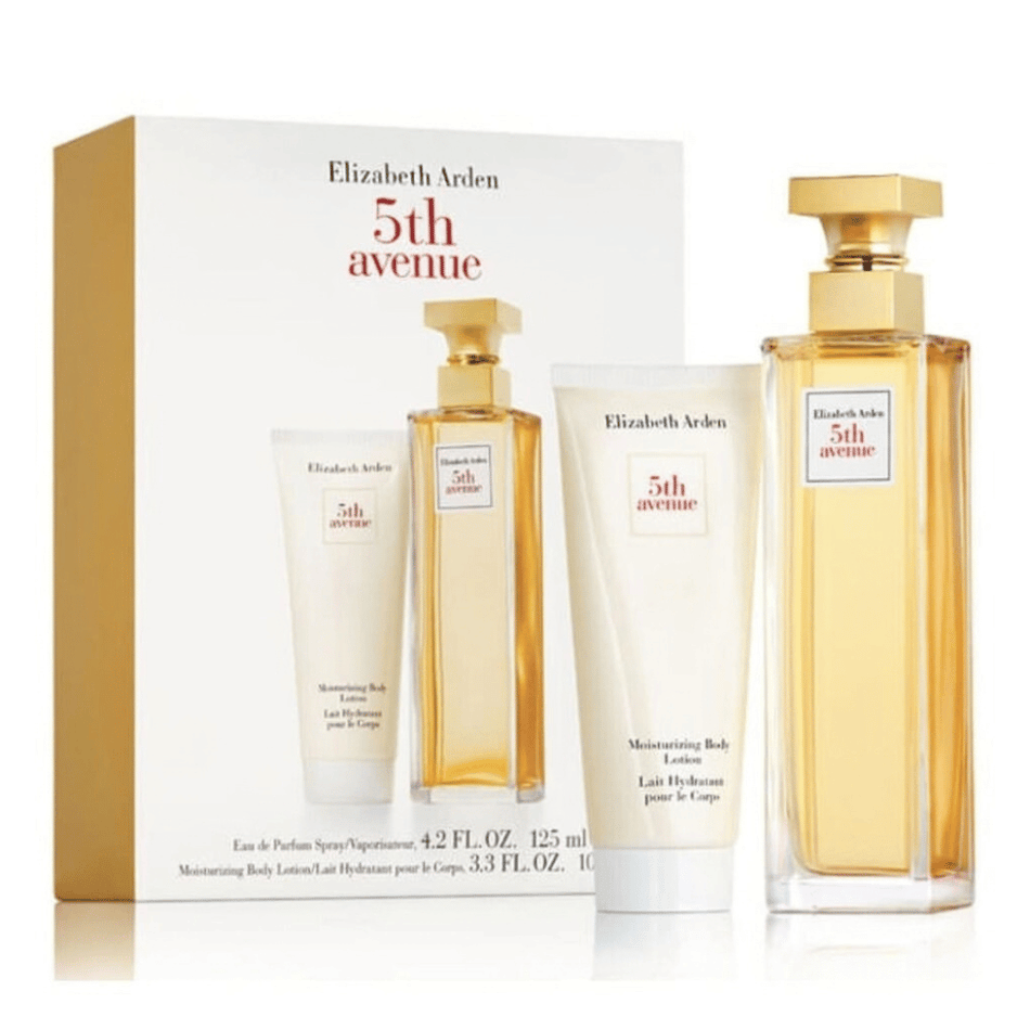 Elizabeth Arden Fifth Avenue 125ml 2 Piece Gift Set - 125ml Eau de Parfum Spray, 100ml Body Lotion- Lillys Pharmacy and Health Store