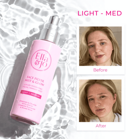 Ella & Jo - Face Filter Mist & Glow Tanning Mist / Light -Medium- Lillys Pharmacy and Health Store