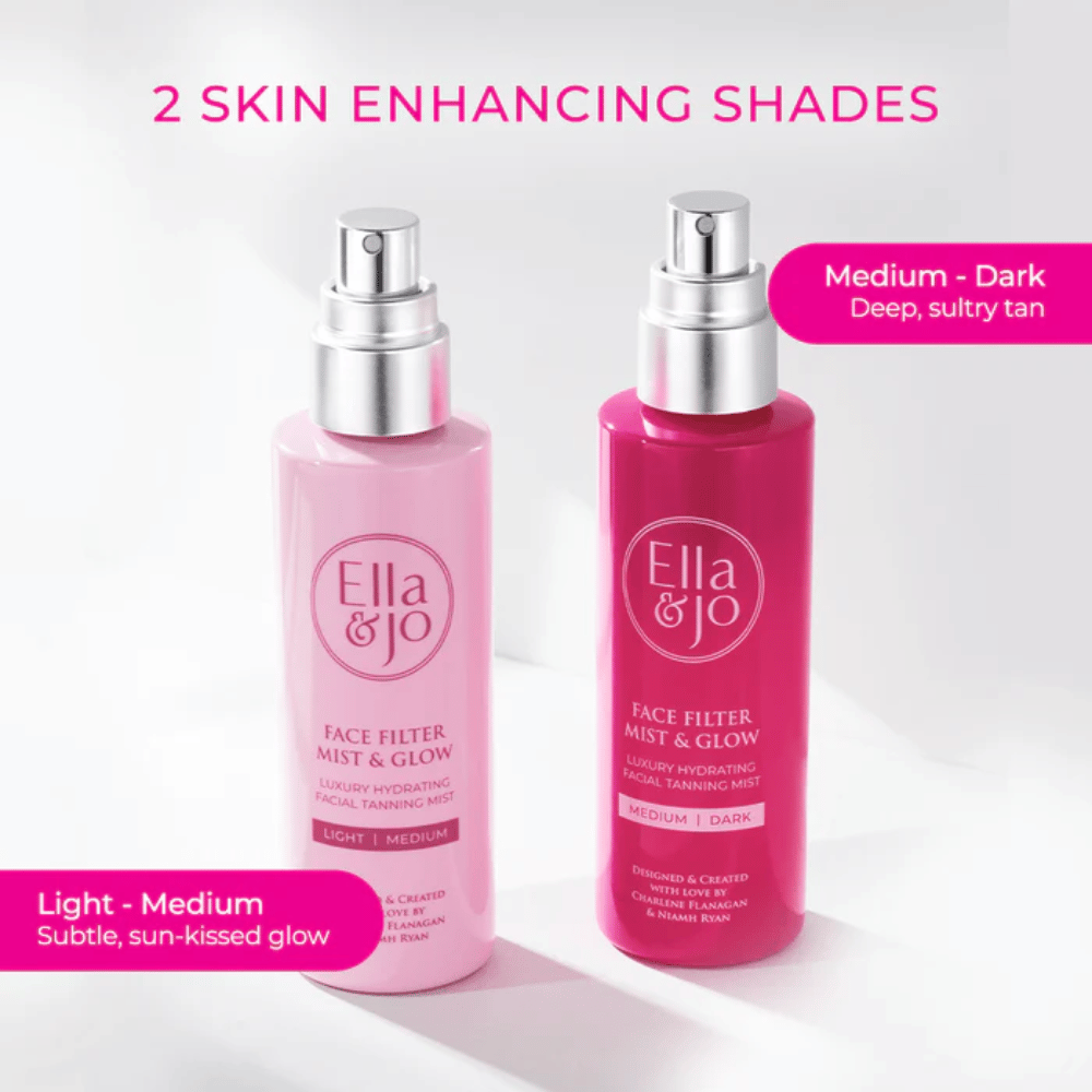 Ella & Jo - Face Filter Mist & Glow Tanning Mist / Medium - Dark- Lillys Pharmacy and Health Store
