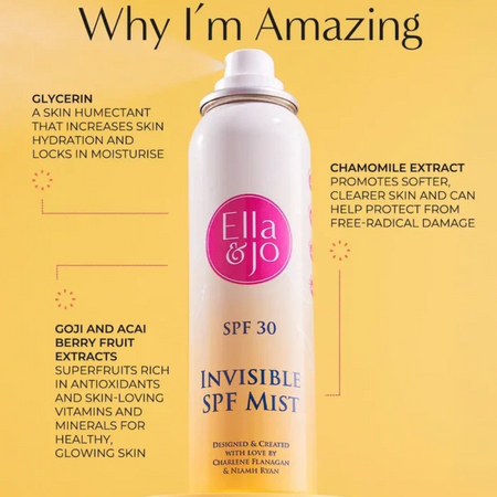 Ella & Jo Invisible SPF Mist - SPF 30- Lillys Pharmacy and Health Store