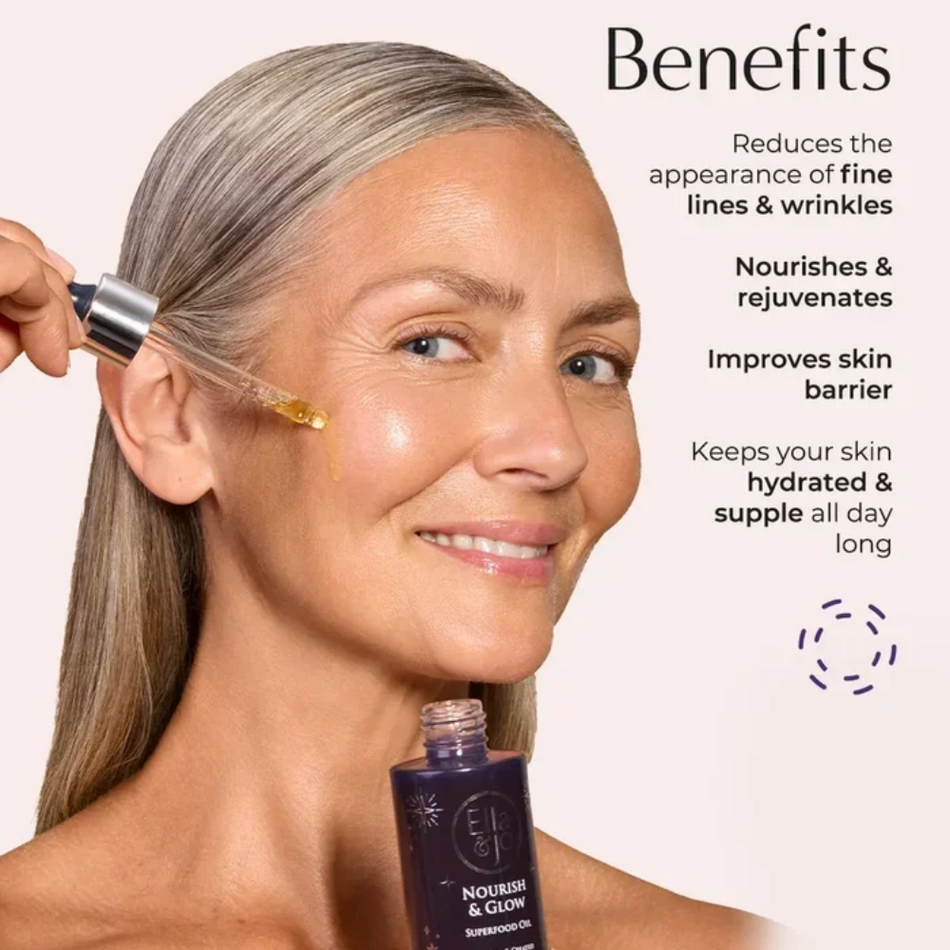 Ella & Jo Nourish & Glow - Superfood Face Oil- Lillys Pharmacy and Health Store